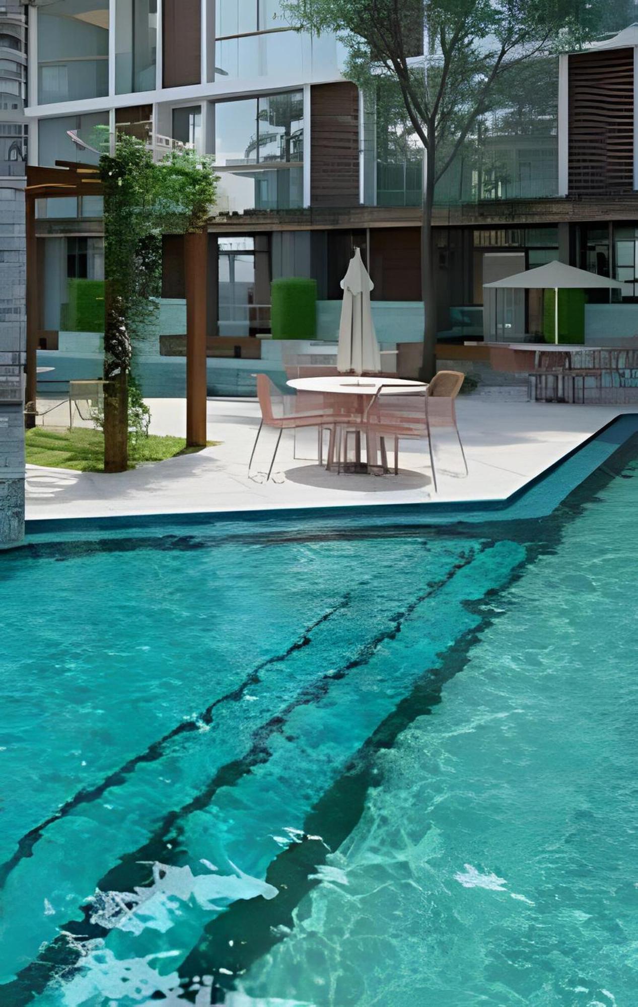 Flat Terreo Com Piscina Privativa *
